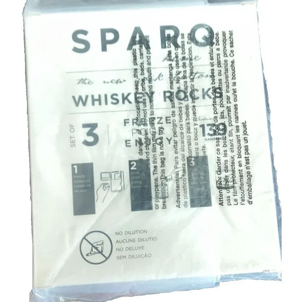 Sparq Home Set of 3 State of New York Shaped Whiskey Rocks